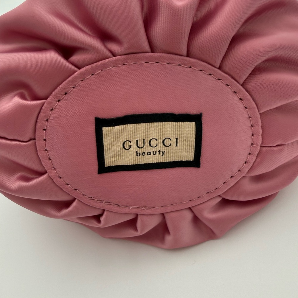 Gucci Beauty Lipsticks and Floral Satin Pouch and TWO LIPSTICKS NWT